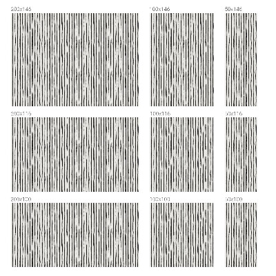 Film occultant pour fenêtre rayures verticales