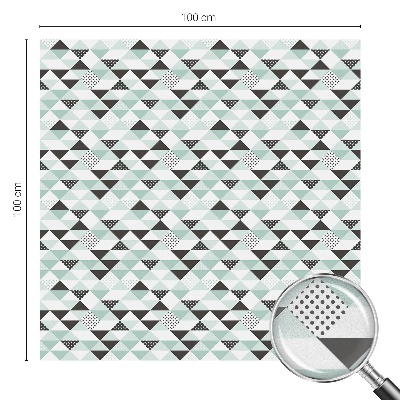 Brise-vue pour fenêtre Motifs triangulaires