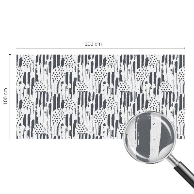 Film solaire fenêtre décoratif aspect vitrail Rayures et pois