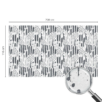 Film solaire fenêtre décoratif aspect vitrail Rayures et pois