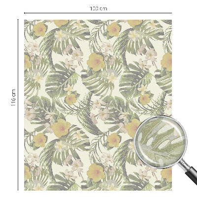 Film occultant pour fenêtre Thème tropical