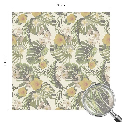 Film occultant pour fenêtre Thème tropical