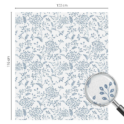 Brise-vue pour fenêtre Motif végétal