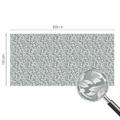 Film solaire fenêtre décoratif aspect vitrail Élégance feuillue