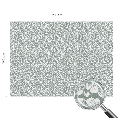 Film solaire fenêtre décoratif aspect vitrail Élégance feuillue