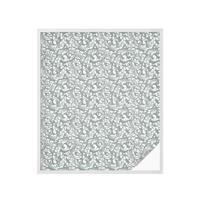 Film solaire fenêtre décoratif aspect vitrail Élégance feuillue