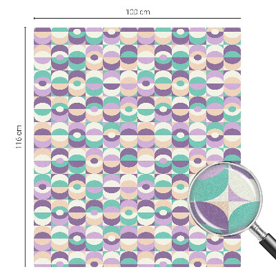 Sticker fenêtre vitrail adhésif Motifs colorés