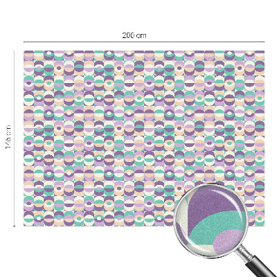 Sticker fenêtre vitrail adhésif Motifs colorés