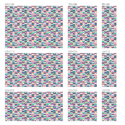 Sticker fenêtre vitrail adhésif Motifs colorés