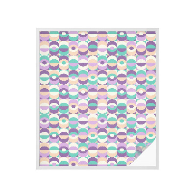 Sticker fenêtre vitrail adhésif Motifs colorés