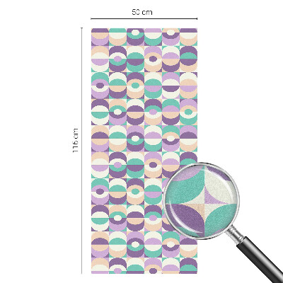 Sticker fenêtre vitrail adhésif Motifs colorés