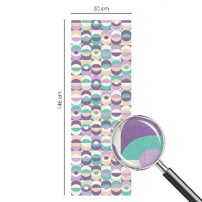 Sticker fenêtre vitrail adhésif Motifs colorés