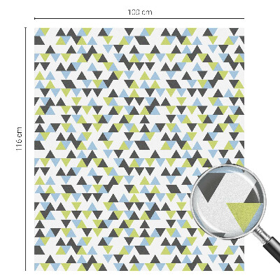 Film occultant pour fenêtre Triangles géométriques