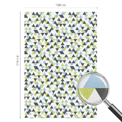 Film occultant pour fenêtre Triangles géométriques