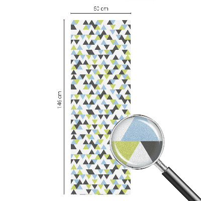 Film occultant pour fenêtre Triangles géométriques