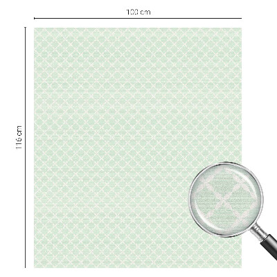 Film adhésif pour vitrage dépoli vitrail symétrie pastel