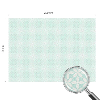 Brise-vue pour fenêtre symétrie florale