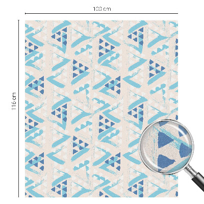 Film solaire fenêtre décoratif aspect vitrail Motifs géométriques