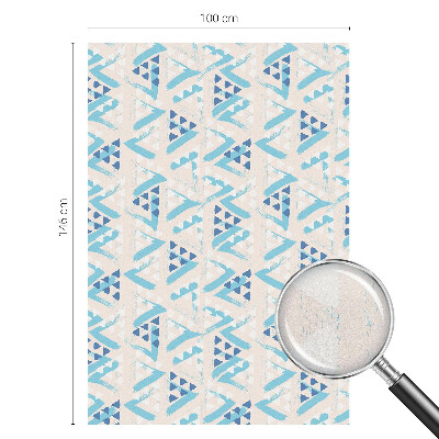 Film solaire fenêtre décoratif aspect vitrail Motifs géométriques