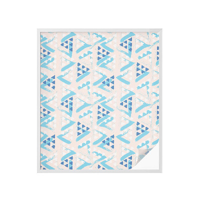 Film solaire fenêtre décoratif aspect vitrail Motifs géométriques