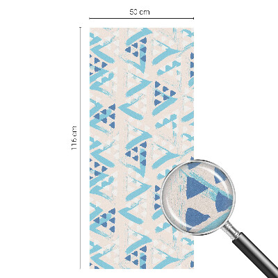 Film solaire fenêtre décoratif aspect vitrail Motifs géométriques