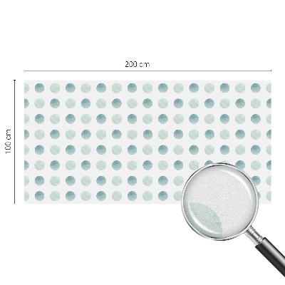 Sticker fenêtre vitrail adhésif Cercles délicats