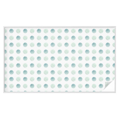 Sticker fenêtre vitrail adhésif Cercles délicats