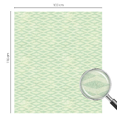 Brise-vue pour fenêtre Losanges verts