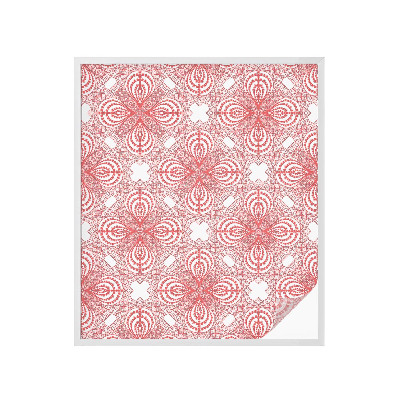 Film adhésif pour vitrage dépoli vitrail Motifs de dentelle