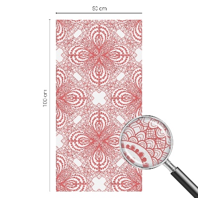 Film adhésif pour vitrage dépoli vitrail Motifs de dentelle