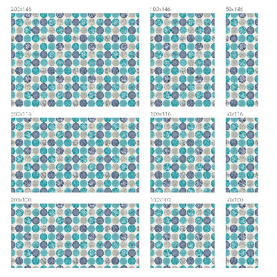 Sticker fenêtre vitrail adhésif Cercles géométriques