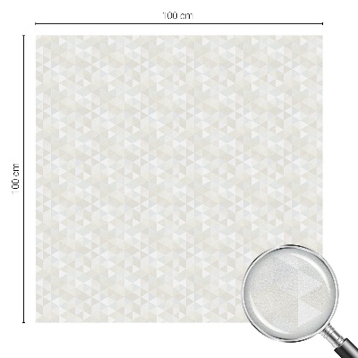 Film adhésif pour vitrage dépoli vitrail Motifs géométriques