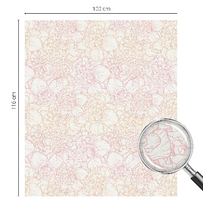 Film solaire fenêtre décoratif aspect vitrail élégance florale