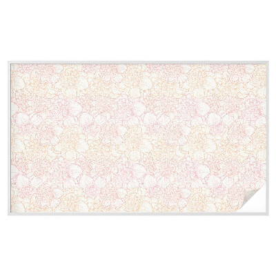 Film solaire fenêtre décoratif aspect vitrail élégance florale