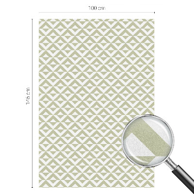 Sticker fenêtre vitrail adhésif Losanges géométriques