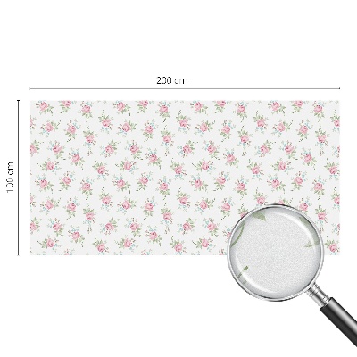 Film occultant pour fenêtre roses romantiques