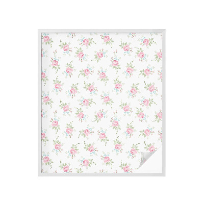 Film occultant pour fenêtre roses romantiques