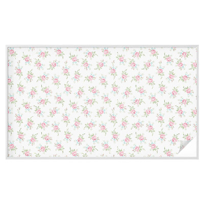 Film occultant pour fenêtre roses romantiques