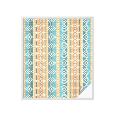 Film solaire fenêtre décoratif aspect vitrail Motifs géométriques