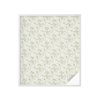 Film adhésif pour vitrage dépoli vitrail Motif botanique