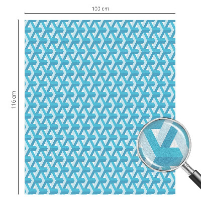 Brise-vue pour fenêtre cubes géométriques