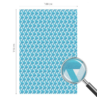 Brise-vue pour fenêtre cubes géométriques