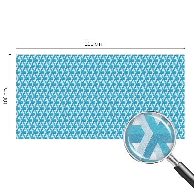 Brise-vue pour fenêtre cubes géométriques