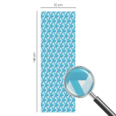Brise-vue pour fenêtre cubes géométriques