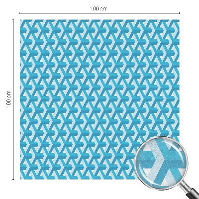 Brise-vue pour fenêtre cubes géométriques