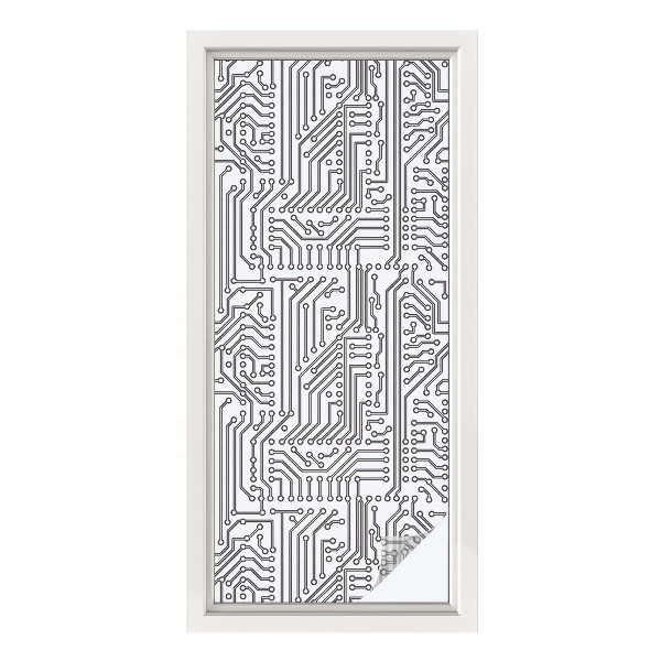 Film solaire fenêtre décoratif aspect vitrail Thème technique