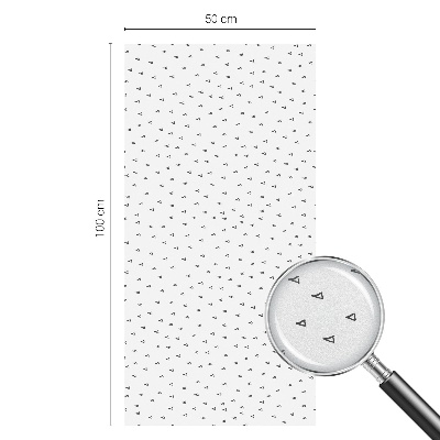 Film solaire fenêtre décoratif aspect vitrail Triangles géométriques
