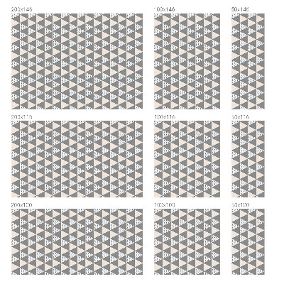 Brise-vue pour fenêtre Géométrie moderne