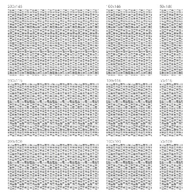 Film adhésif pour vitrage dépoli vitrail Lignes minimalistes