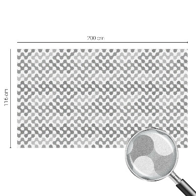 Film solaire fenêtre décoratif aspect vitrail Géométrie des ondes